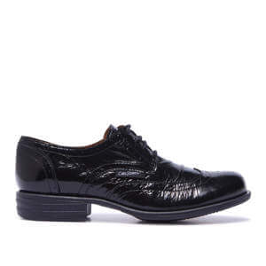 Carl Scarpa Perla Black Patent Leather Loafers